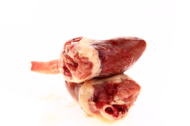 Braised duck necks, Chinese cuisine.