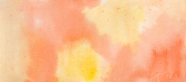 istock Abstract watercolor background red yellow 1136710095