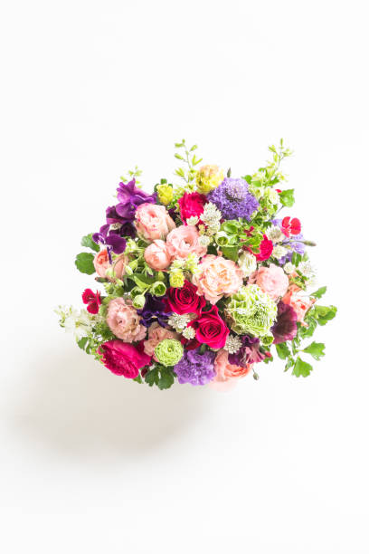 istock Gorgeous flower arrangement seen from the rose 1136719155