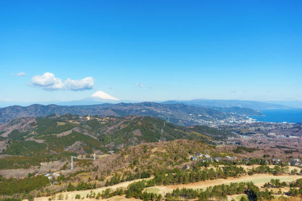 istock View from Mt. Omuro, Ito-city 1136721693