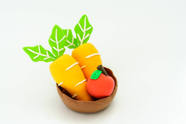 istock Colorful plastic vegetables fruits and animals 1136722614