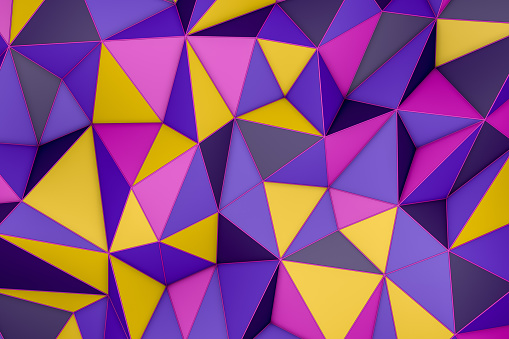 Abstract Triangle Shape, polygonal background, low-poly