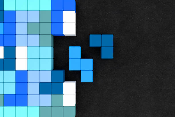 3D Abstract geometric shapes, logic game