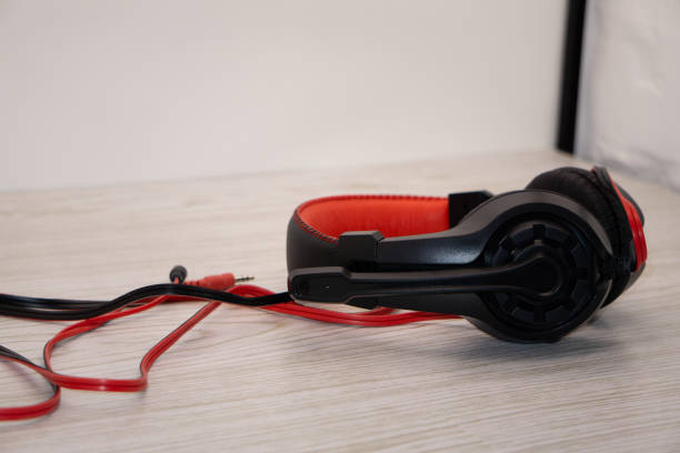 istock Headphones on White Background white open personal accessory . 1136736055