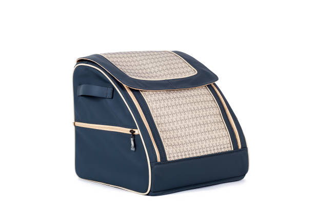 istock leather bag for storing things and traveling 1136736483