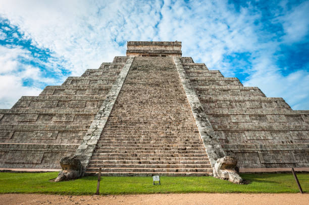 istock El Castillo or Temple of Kukulkan pyramid, Chichen Itza, Yucatan, Mexico 1136737756