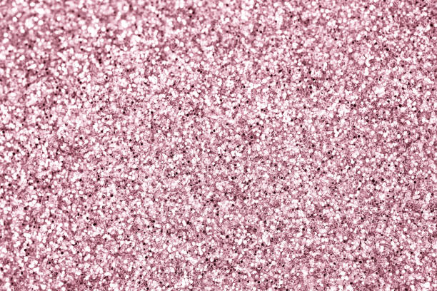 istock Rose gold glitter texture. Festive sparkling sequins background closeup. 1136737819