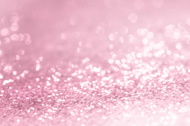 istock Rose gold glitter texture. Festive sparkling sequins background closeup. 1136738335