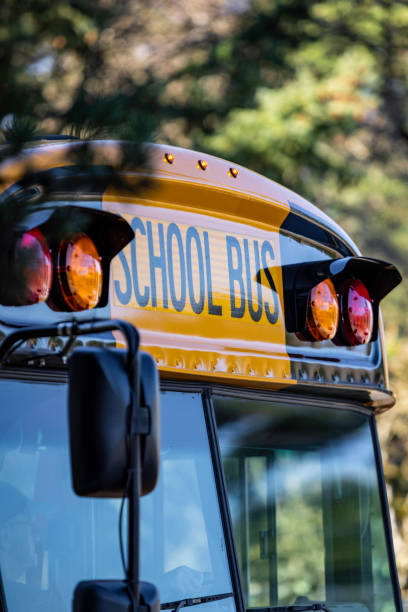 istock School Bus Front Detail Close Up 1136747950