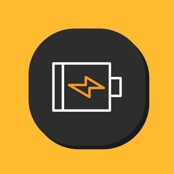 Vector illustration of Battery charge