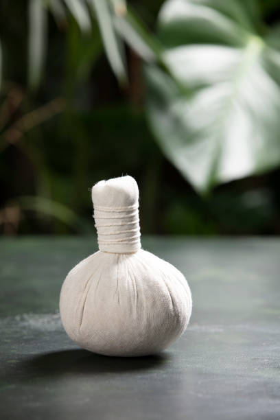 istock SPA composition on tropical background, close up 1136750271