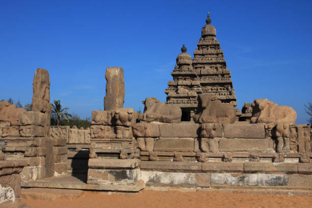 istock Ancient shore temple in Mahabalipuram, Tamil Nadu, India. 1136750311