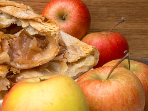 istock Homemade apple pie, delicious with fresh apples 1136750938