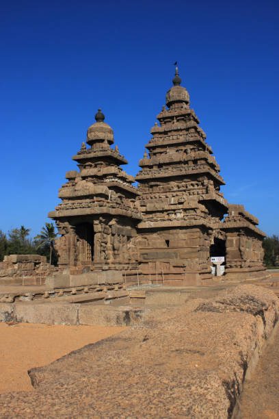 istock Ancient shore temple in Mahabalipuram, Tamil Nadu, India. 1136751688