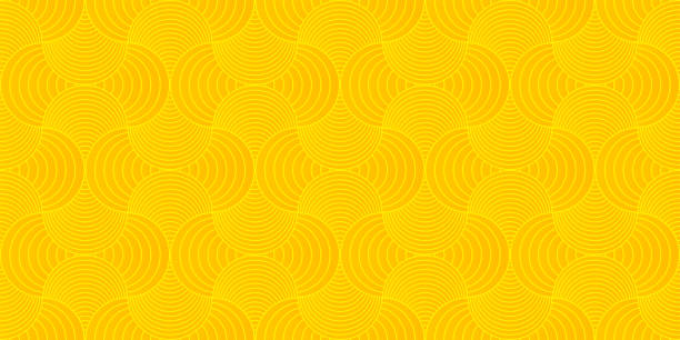 Background Pattern Seamless Geometric Wave Abstract Orange And Yellow  Colors Vector Summer Background Design Stock Illustration - Download Image  Now - iStock