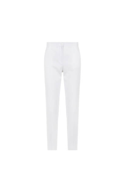 istock Front views of white trousers 1136755638