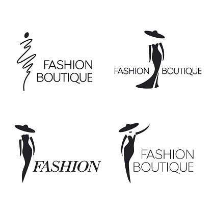 Set of vector  design template. Fashion sign.