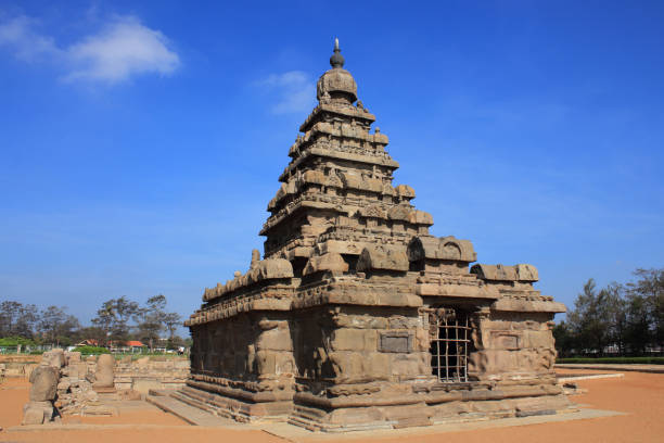 istock Ancient shore temple in Mahabalipuram, Tamil Nadu, India. 1136755940