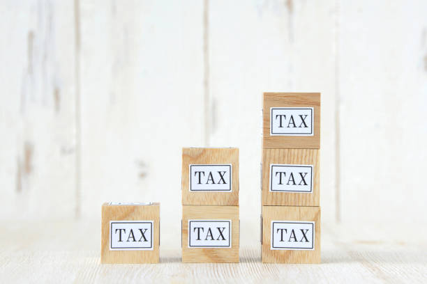 istock Increasing tax rate images 1136756204