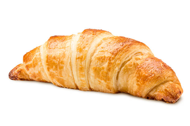 istock croissant, isolated on white background, clipping path, full depth of field 1136760605