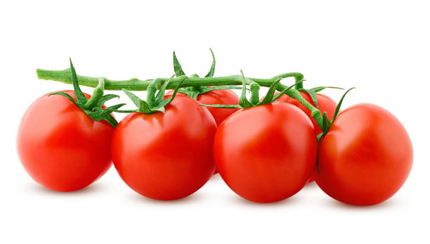 istock tomato cherry isolated on white background, clipping path, full depth of field 1136760637