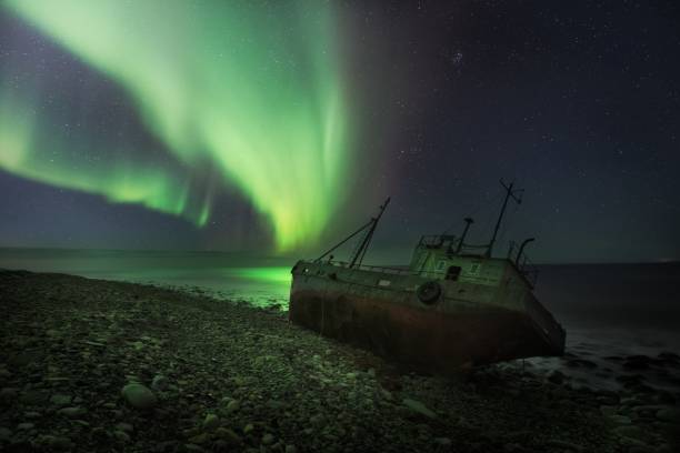 istock Abandoned fishing vessel. 1136763817