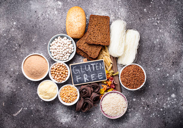 istock Set of gluten free products 1136764007