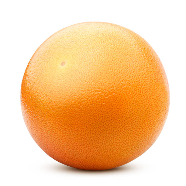 istock grapefruit isolated on white background, clipping path, full depth of field 1136764081