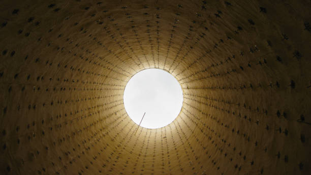 istock Torch of the closed type, look from within 1136768106