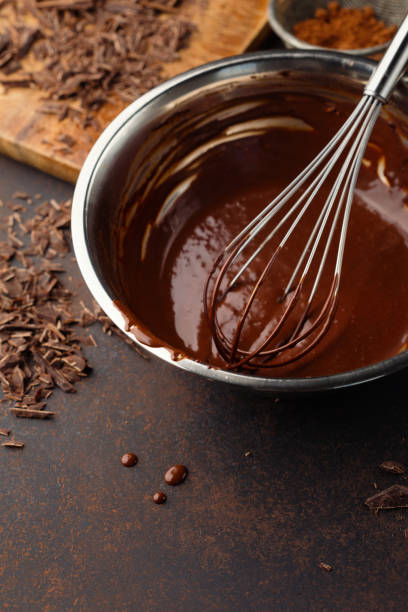 istock Homemade delicious chocolate cream 1136778255