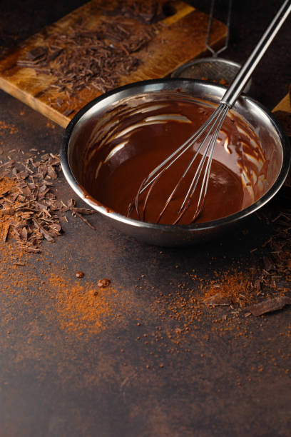 istock Homemade delicious chocolate cream 1136778291