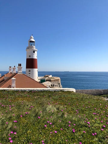 Europa point lighthouse in Gibraltar