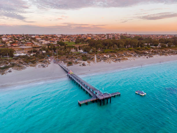 istock Coogee Beach at Sunset, Perth, Western Australia. 1136782032