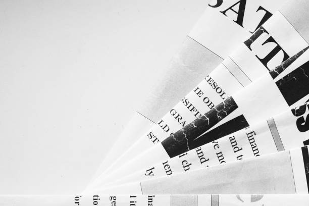 istock Headlines and Articles Background, News Template 1136785675