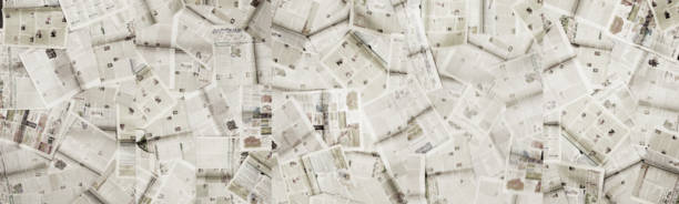 istock Long Horizontal Banner, Newspapers, News 1136785882