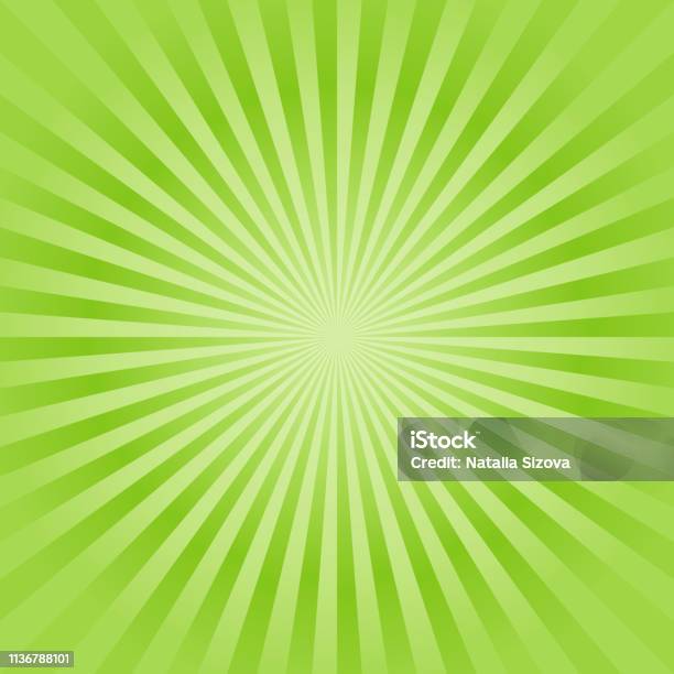 Green Texture Rays Abstract Soft Green Rays Background Vector Stock Illustration ...