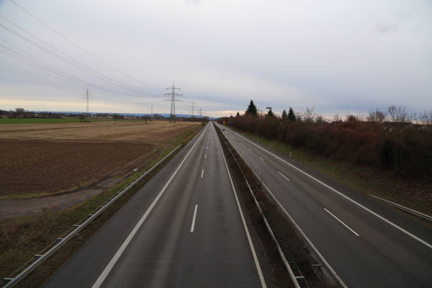 istock View of the German autobahn from the bridge 1136795355