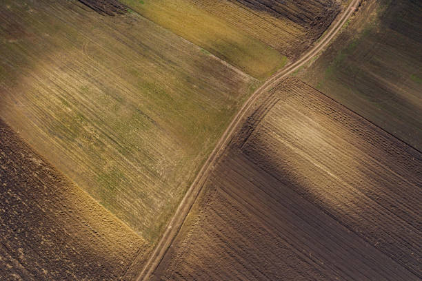 istock Aerial view of bio based industry and agriculture 1136795671