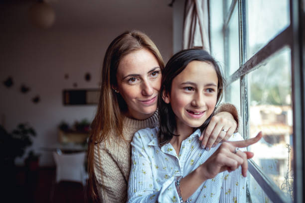 istock Portrait mother and daughter. 1136796701