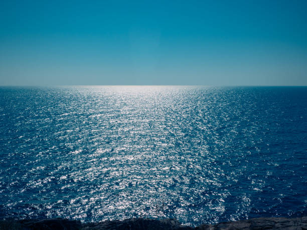 istock Scenic of fresh seascape with blue sky 1136797546