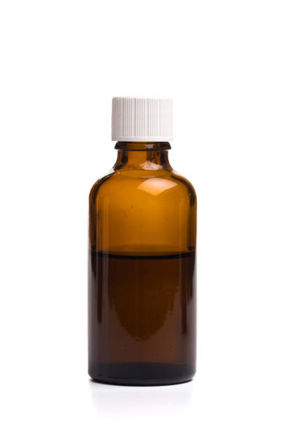 istock Medical glass bottle on a white background - Image 1136797639