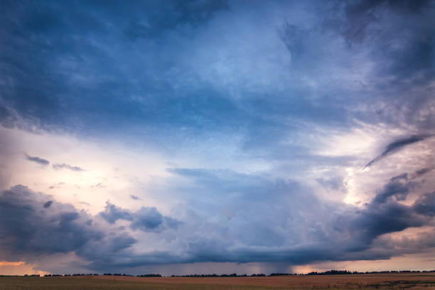 istock Image of dark Storm clouds in Lithuania 1136799817
