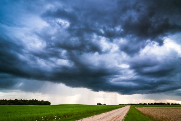 istock Image of dark Storm clouds in Lithuania 1136799823