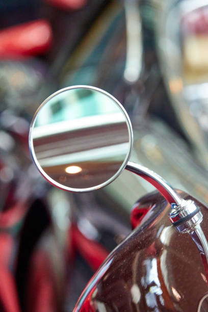 istock MIrror of an old motor bike 1136800692