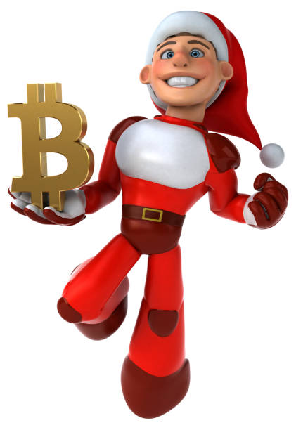 istock Fun Super Santa Claus - 3D Illustration 1136801615