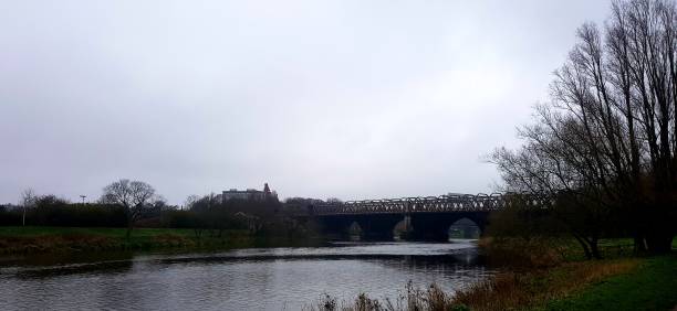 istock The railway bridge and the River Ribble 1136806224