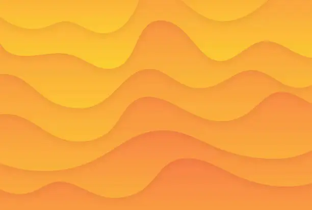 Vector illustration of Smooth Warm Gradient Abstract