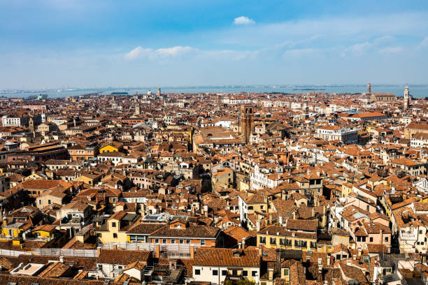 istock Aerial view of Venice from the bell tower 1136814640