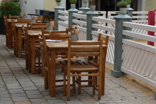 istock Cozy street restaurant 1136814745