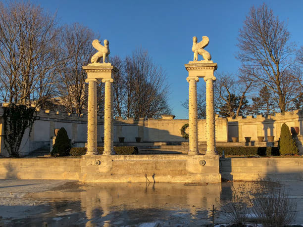 untermyer gardens-yonkers, nueva york - yonkers fotografías e imágenes de stock